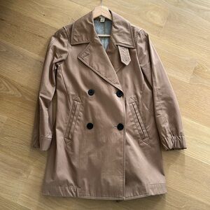 J. Crew Classic Tan Double-Breasted Women's trench Coat